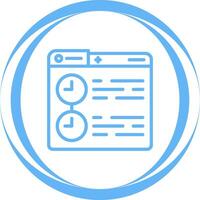 Timeline Vector Icon