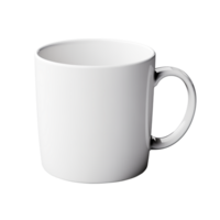 AI generated White Mug isolated on a transparent background. png