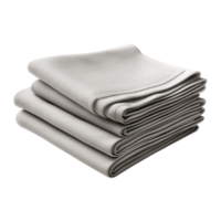 AI generated Towels isolated on a transparent background. png