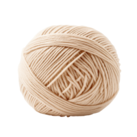 ai generato maglieria lana vergine. palla di lana vergine. filato sfera. isolato su un' trasparente sfondo. png