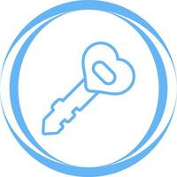 Car Key Vector Icon