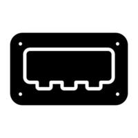 icono de vector de usb