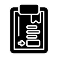 Clipboard Vector Icon