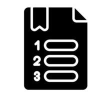 Numbered Vector Icon