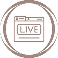 Live Stream Vector Icon