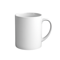 ai gerado branco caneca isolado em uma transparente fundo. png