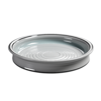 AI generated Empty Pie dish isolated on a transparent background. png