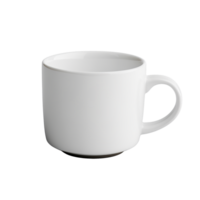 ai gerado branco chá caneca isolado em uma transparente fundo. png