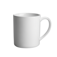 ai gerado branco caneca isolado em uma transparente fundo. png