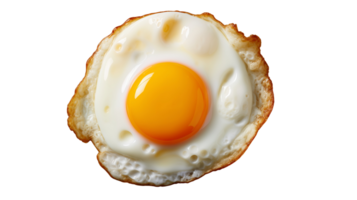 AI generated Fried Egg isolated on a transparent background. png