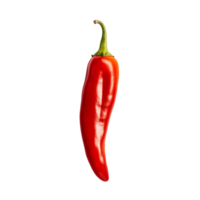 AI generated Red Hot Chili Pepper isolated on a transparent background. png