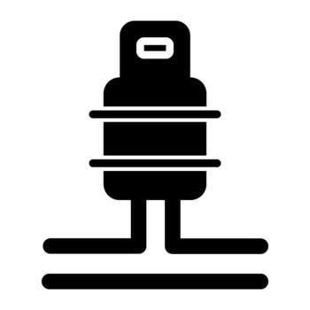 icono de vector de enchufe