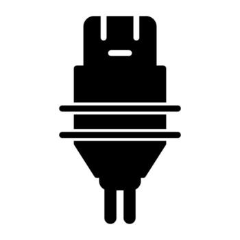 icono de vector de enchufe