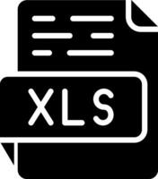 icono de vector xls