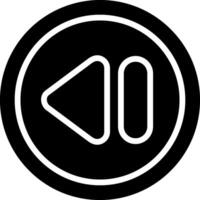 Rewind Button Vector Icon