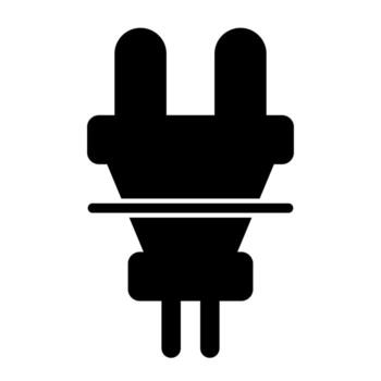 icono de vector de enchufe
