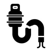 Broken Cable Vector Icon