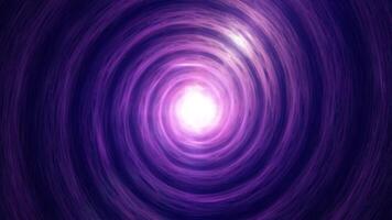 Purple energy magic hi-tech digital tunnel spiral vortex whirlpool frame made of futuristic force field energy lines. Abstract background. Video in high quality 4k, motion design