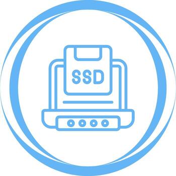 Solid State Drive Vector Icon