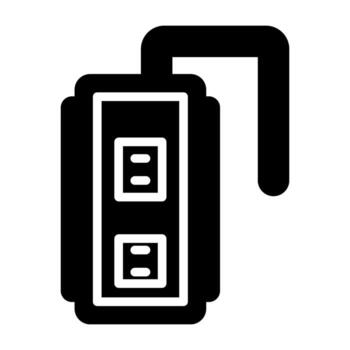 icono de vector de enchufe