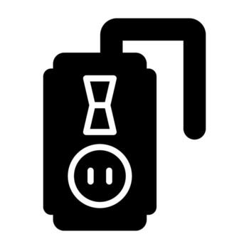 icono de vector de enchufe