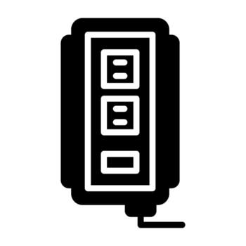 icono de vector de enchufe