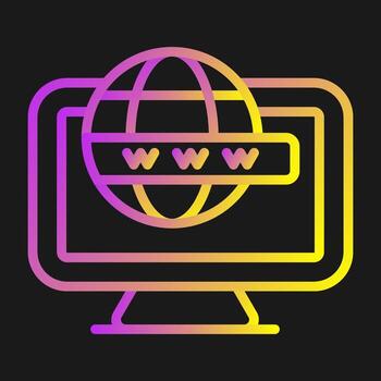 Computer Vector Icon