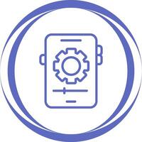 Smartphone Settings Vector Icon