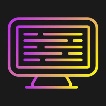 Computer Vector Icon