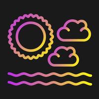 Sun Vector Icon