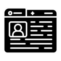 Profile Vector Icon