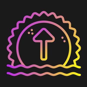 icono de vector de sol