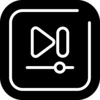 Video Next Track Square Vector icon