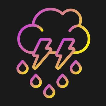 icono de vector de nube