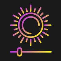 Brightness And Contrast Vector Icon