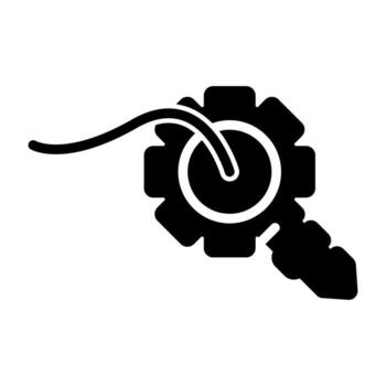 icono de vector clave
