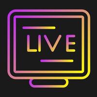 Live Stream Vector Icon