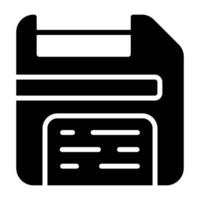 Floppy Disk Vector Icon