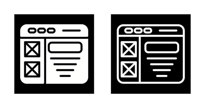 Wireframe Vector Icon