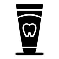 Toothpaste Vector Icon