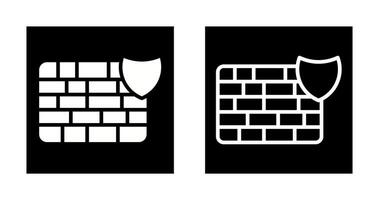 icono de vector de firewall