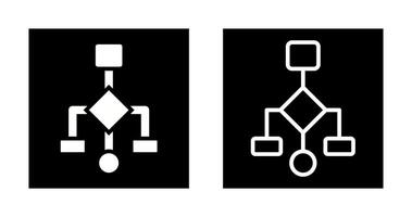 afinidad diagrama vector icono