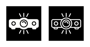 icono de vector de proyector