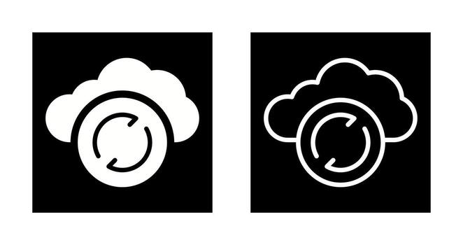 icono de vector de sincronización