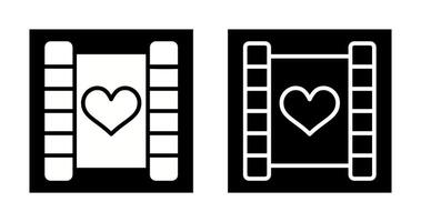 Love story movie Vector Icon