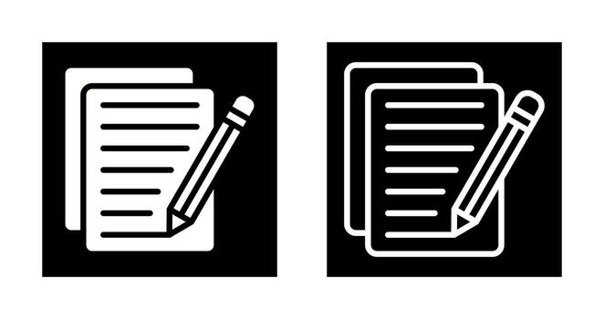 Document Edit Vector Icon