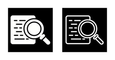 Document Search Vector Icon