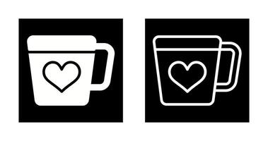 icono de vector de taza