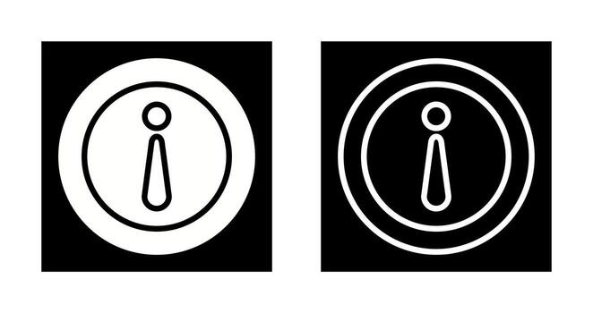 icono de vector de información