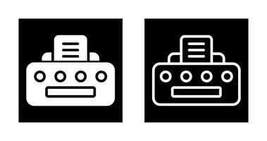 Document Printing Vector Icon